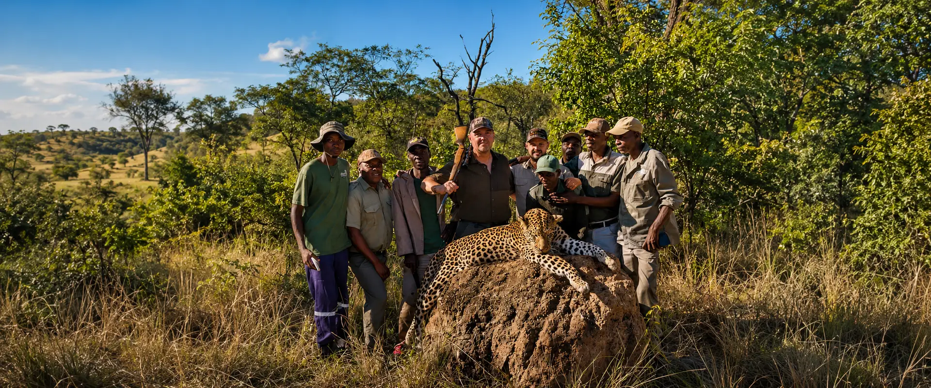 Zimbabwe hunting safari trophy moment
